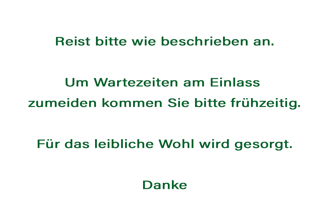 Anreise Hinweise
